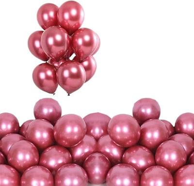 Chrome Balloons - Pink