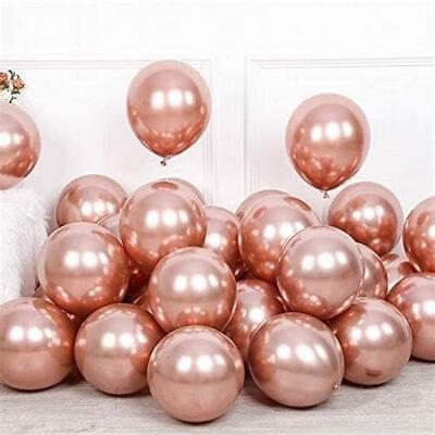 Chrome Balloons - Rose Gold