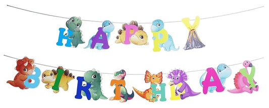 Dinosaur  Birthday Banner