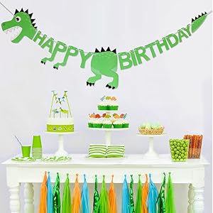 Dinosaur  Birthday Banner