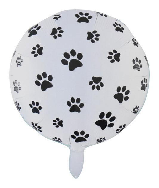 Dog Paw Print Foil Balloon