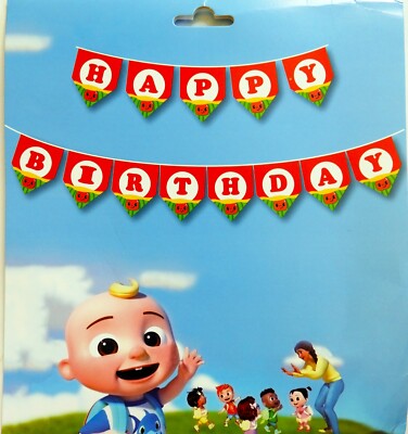 Cocomelon Birthday Banner