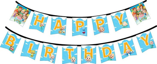 Cocomelon Birthday Cloud Banner