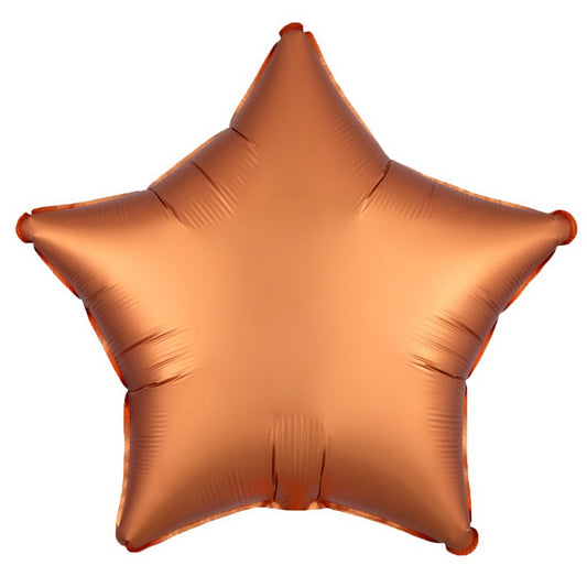 Matt Metallic Brown Star Shape Foil Balloon