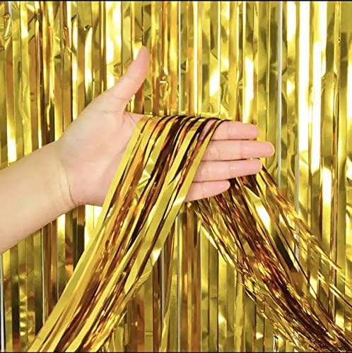 Gold Chrome Foil Curtain