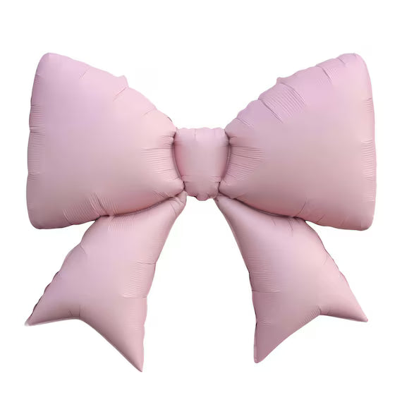 Pink Large Bow Foil Balloon