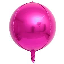 4D Pink 24" Foil Balloon