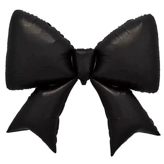 Black Large Bow Foil Balloon