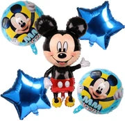Mickey Mouse Theme Foil Balloon Set of 5pcs