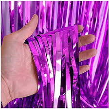 Purple Chrome Foil Curtain